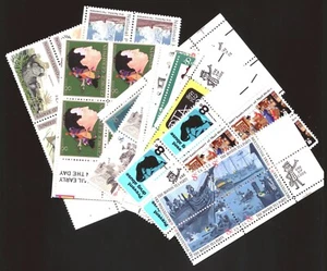 US - 14 Zip Blocks of 4 - All 8c Blocks - MNH - Picture 1 of 1