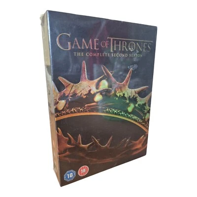 Game of Thrones Season 2 DVD (2014) Box Set NEW Sealed Bonus Features - Image 1 of 3