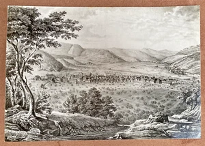 Haslach Kinzigtal Foto Fotokopie von Lithographie Louis Blum 1843 - Bild 1 von 2