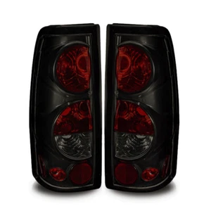 For 99-06 Silverado 99-03 GMC Sierra Altezza Style Tail Lights Black / Smoke - Picture 1 of 1