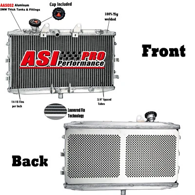 Aluminum Radiator + Anti Insect Net For 04-2018 Triumph Rocket 3 III 2300 - Image 1 of 4