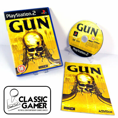 GUN Sur PlayStation 2 - Édition PS2 Complète Avec Manuel - PAL - Jeu D'action Western PEGI 18