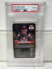 2016 Top Trumps Formula 1 Grand Prix Heroes Max Verstappen RC PSA 8