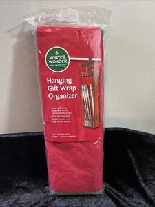 HANGING GIFT WRAP ORGANIZER by Winter Wonder Lane - NEW in SEALED PACKAGE - Picture 1 of 3