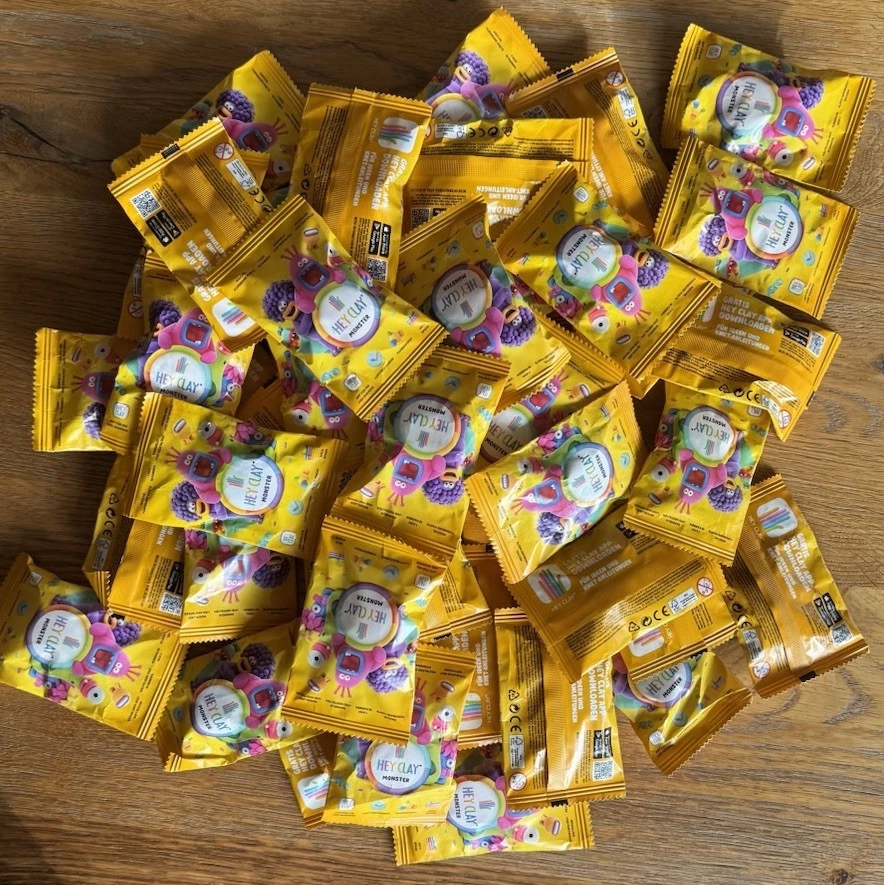 Hey Clay Monster Knete - 56 Stück - Kinderknete - Rewe Sammelaktion - NEU/ OVP - Bild 1 von 1