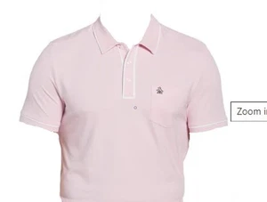 Original Penguin Poloshirt (Technical Earl, Gelato Pink, Medium) NEU - Bild 1 von 1