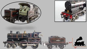 1920's Bing 0-35 British Market 4-4-0 Glossy 0-gauge Wind-Up Locomotive - Picture 1 of 7