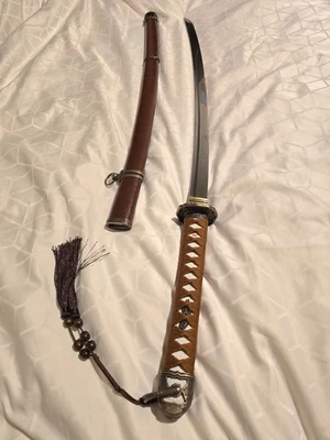 WW2 Japanese 98 Saber Samurai Katana Sword T1095 Steel Handmade Reproduction - Image 1 of 4