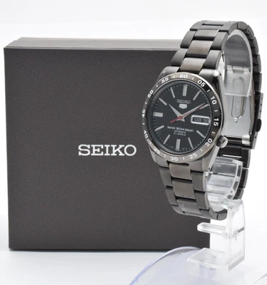 Reloj automático para hombre SEIKO 5 7S26-02T0 37 mm esfera negra como nuevo con caja de JAPÓN Foto 1 de 4