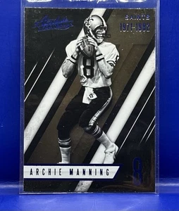2016 Absolute Retired Spectrum Blue Archie Manning #149 New Orleans Saints HOF - Picture 1 of 2