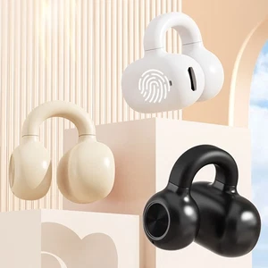 Cuffie auricolari wireless a conduzione ossea clip auricolari 5.3 sport auricolari - Foto 1 di 13