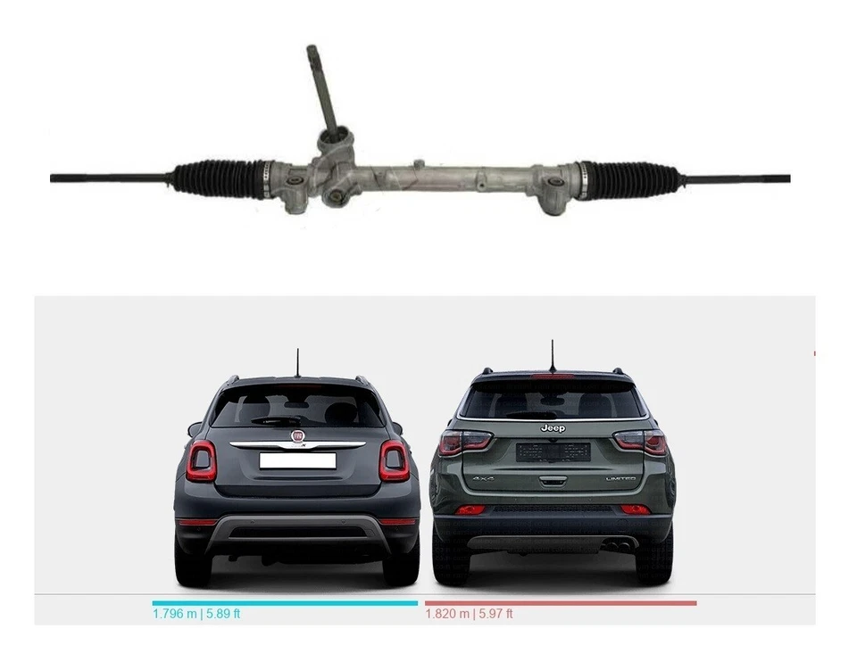 SCATOLA GUIDA STERZO PER FIAT 500X JEEP RENEGADE COMPASS - Imagen 1 de 4