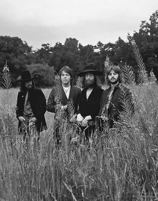 The Beatles in the Field at Tittenhurst Lennon McCartney Photo Print Poster - Image 1 of 2