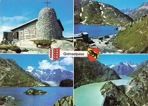 Postcard Switzerland Grimsel Pass Bern Wallis - Picture 1 of 2