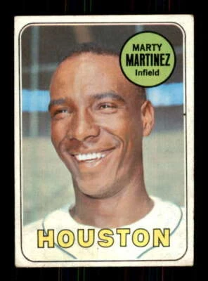 1969 Topps #337 Marty Martinez GVG RC Rookie Astros 514168 - Image 1 of 2