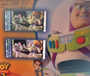 DISNEY TREASURES 1999 TOY STORY REEL PIECE OF HISTORY FILM BUZZ LIGHTYEAR WOODY - Picture 1 of 3