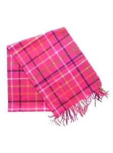Coach Cashmere Scarf, Women's Legacy Fringed Plaid Neck Wrap 83100, $178 - Picture 1 of 30