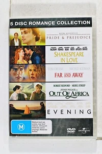 Pride & Prejudice, Shakespeare, Evening, Far And Away, Out Of Africa (DVD) - Picture 1 of 2