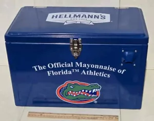 University of Florida Gators Athletics - Hellmann's Mayonnaise Metal Cooler RARE - Picture 1 of 16