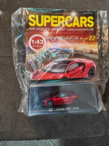 Panini Supercars Collection 22 - Honda NSX 2016 Model with Magazine - Picture 1 of 1