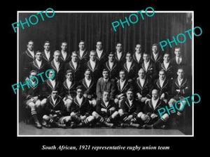 OLD 8x6 HISTORIC PHOTO OF THE SOUTH AFRICAN RUGBY UNION TEAM 1921 - Picture 1 of 1