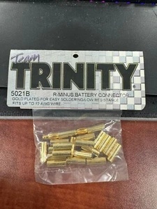 Trinity 5021B 12 AWG R-Minus Battery Plugs Gold Set 5021B - Picture 1 of 1