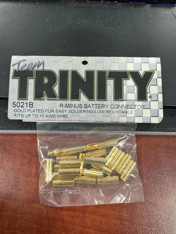Trinity 5021B 12 AWG R-Minus Battery Plugs Gold Set 5021B - Image 1 of 1