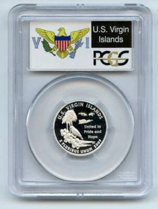 2009 S 25C Silver Virgin Islands Quarter PCGS PR70DCAM - Picture 1 of 2