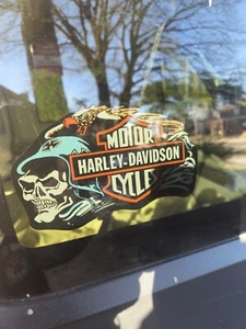 Vintage Harley Davidson Innen Fenster Aufkleber Sticker - Bild 1 von 6