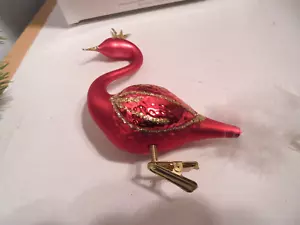 CHRISTBAUMSCHMUCK ROTER SCHWAN VON KÄTHE WOHLFAHRT SAMMLER EDITION - Bild 1 von 2