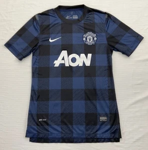 Nike Manchester United 2013 2014 MATCH WORN Maglia Calcio Away Maglia Calcio, M - Foto 1 di 21