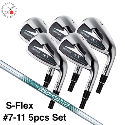 HONMA Golf Beres NX Iron Club #7-#11 5pcs Set N.S.Pro 850GH Steel Shaft S-Flex  - Image 1 of 4