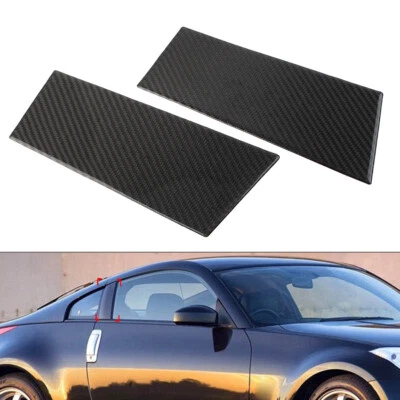 Juego de 2 postes de pilar de fibra de carbono para Nissan 350Z Z33 2003-2009 Foto 1 de 4