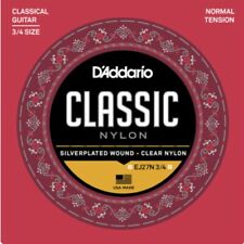 D'Addario EJ27N3/4 Classic Nylon 3/4 SIZE Guitar Strings - NORMAL Tension