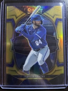 2023 Panini Select Tyler Gentry Gold Prizm 10/10 Concourse #68 Royals