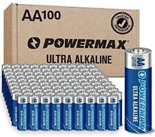 2X Powermax 200 Count AA Batteries Ultra Long Lasting Alkaline Battery 10-Year