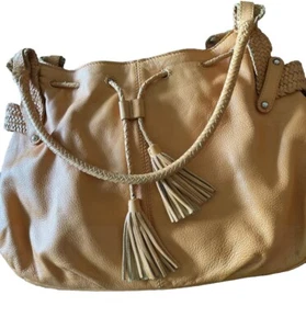 Nuovedive Italian Leather Handbag / Purse Preowned - Picture 1 of 9