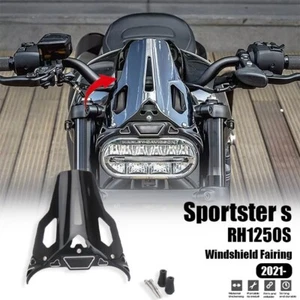 For Sportster S RH1250S 2021-2023 Windshield Wind Screen Deflector Windscreen - Picture 1 of 12