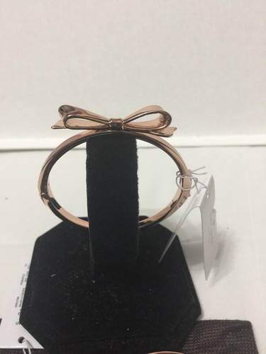 Bracciale Kate Spade Love Notes oro rosa con cerniera nuovo con etichetta