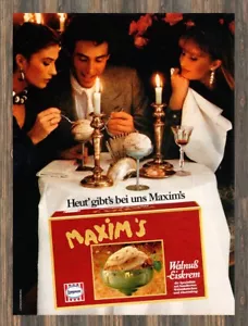 Langnese Maxim's - Reklame Werbeanzeige Original-Werbung 1982 - Bild 1 von 1