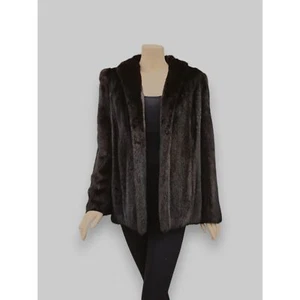 Vintage Dark Brown Mink Jacket -Small - Picture 1 of 9