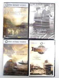 Lot 4 DVD Jewish People A Story of Survival Yiddish World Jerusalem Journey PBS - Picture 1 of 9