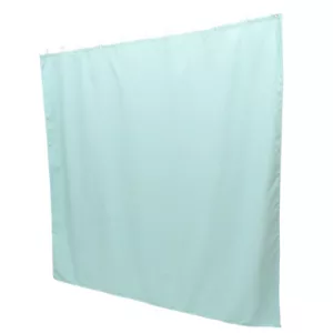 1 Set of Bathroom Curtain Replacement Solid Color Polyester Curtain Bath Hotel - Picture 1 of 12