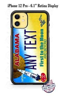 Alabama State License Auto Plate Phone Case For iPhone 14 Samsung A13 Google 4 - Image 1 of 4