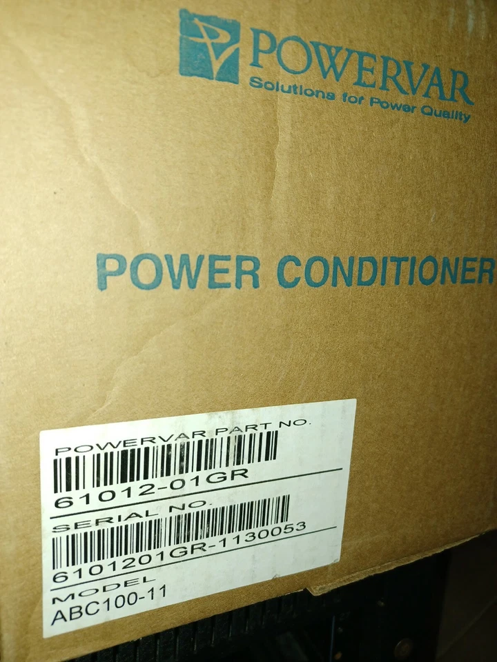 Powervar ABC100-11 61012-01 Power Conditioner 120VAC 60Hz - Image 1 of 2