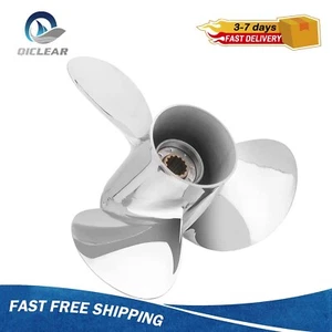 Hot! 11 1/8 x 14 Stainless Boat Propeller Fit YAMAHA Outboard 40-60HP 13 Spline - Picture 1 of 6