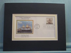 USS Constellation - XYZ Affair, Barbary Wars & War of 1812 & First Day Cover - Picture 1 of 1