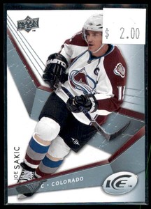 2008-09 Upper Deck Ice Joe Sakic Colorado Avalanche #38