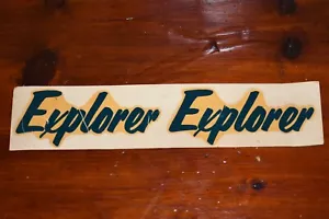 Guillows Explorer Vintage Balsa R/C Model Airplane Kit Slide Decal Sticker - Picture 1 of 9