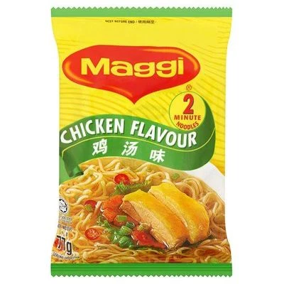 Maggi 2 Minuten Nudeln Huehnchen Geschmack - 77g x 8 - 8-er Pack